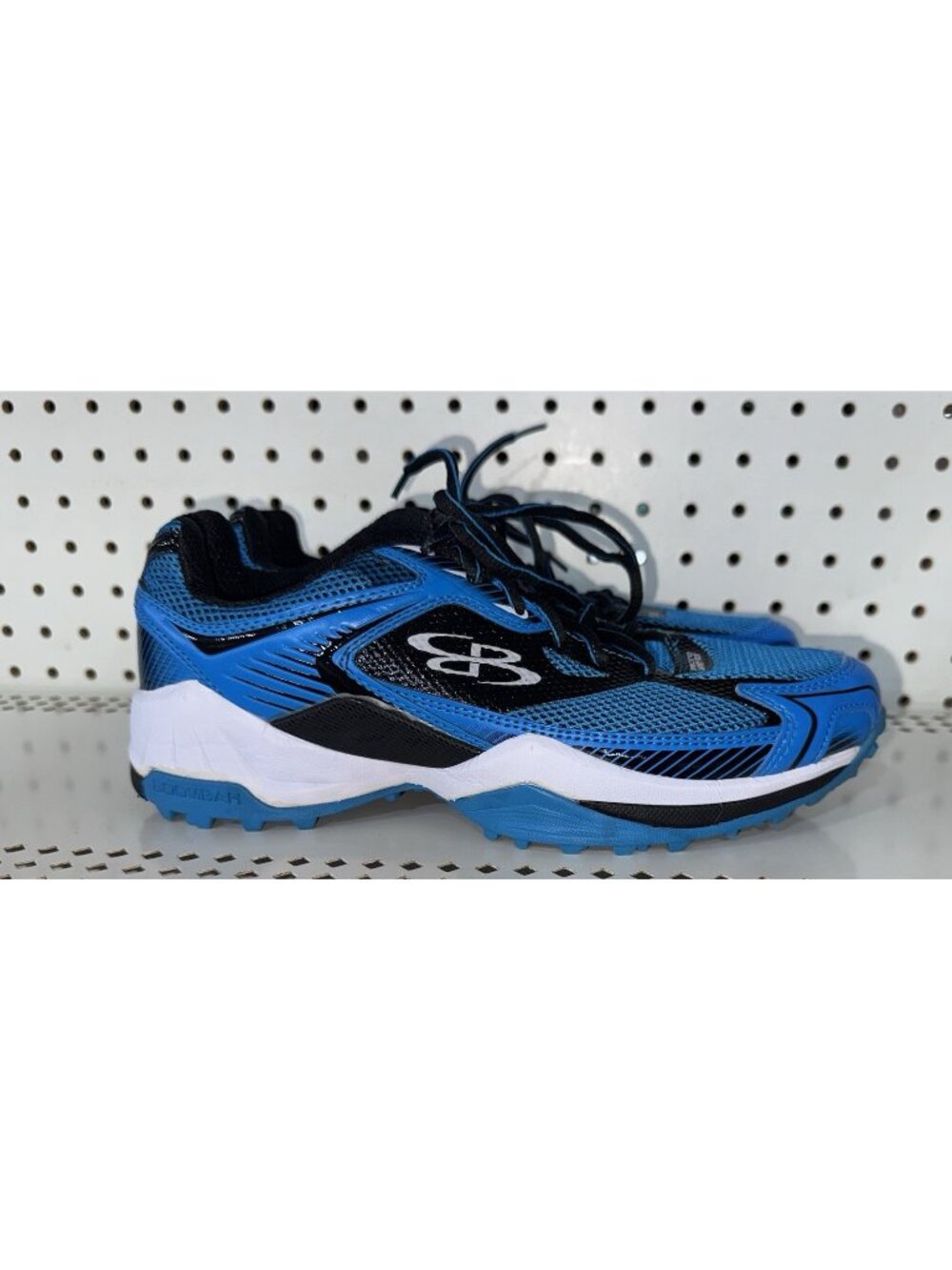Boombah Mens Athletic Baseball Turf Shoes Size 9 Blue Black White